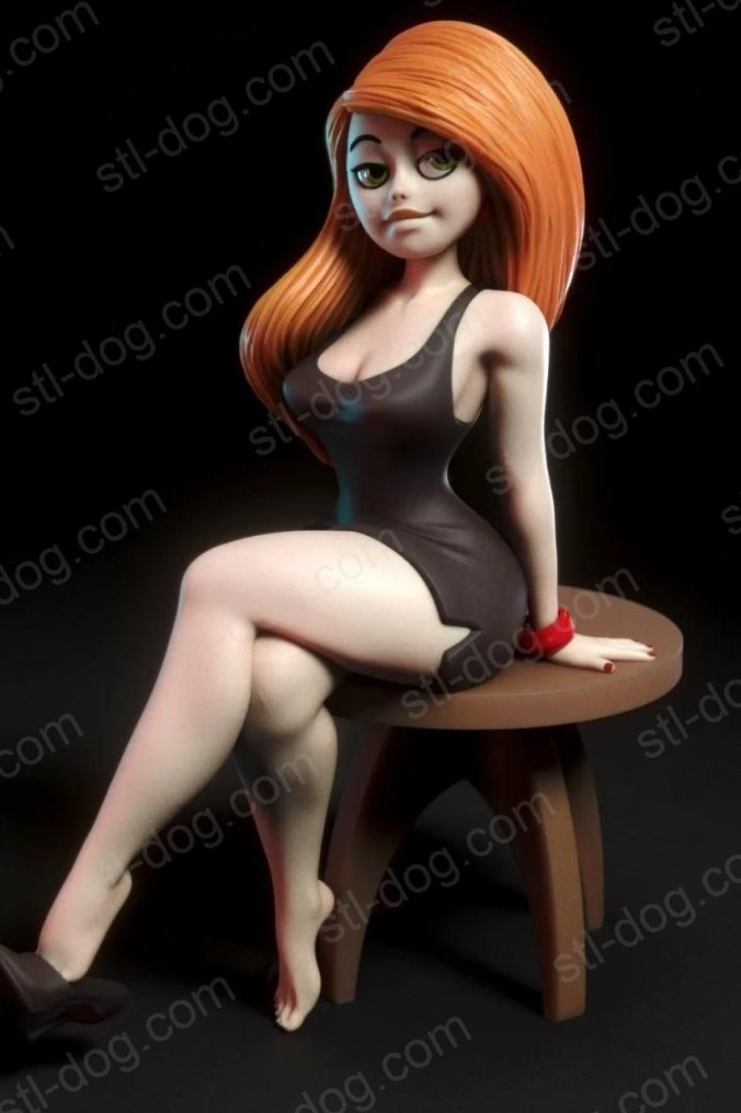 麻辣女孩 金姆 (Kim Possible) 3D打印图纸